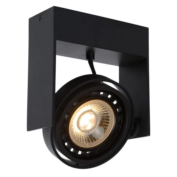 Lucide GRIFFON - Plafondspot - LED Dim to warm - GU10 - 1x12W 2200K/3000K - Zwart - detail 1